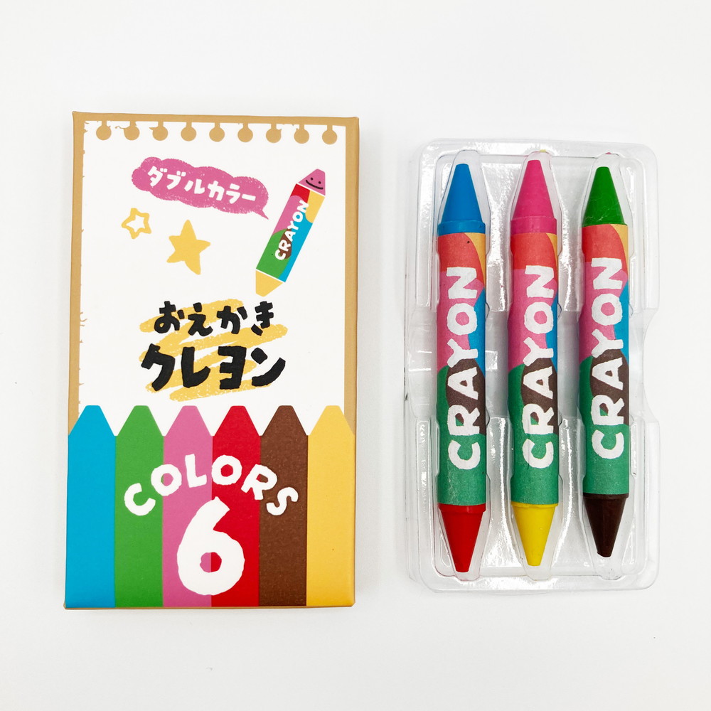 クレヨン6色セット　500箱