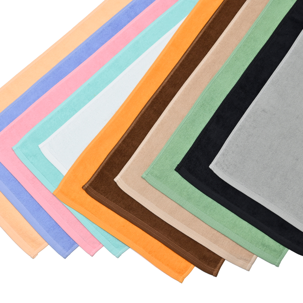 300匁 レピア織 スレン染め 業務用フェイスタオル 32番手双糸 ★お試し 1枚