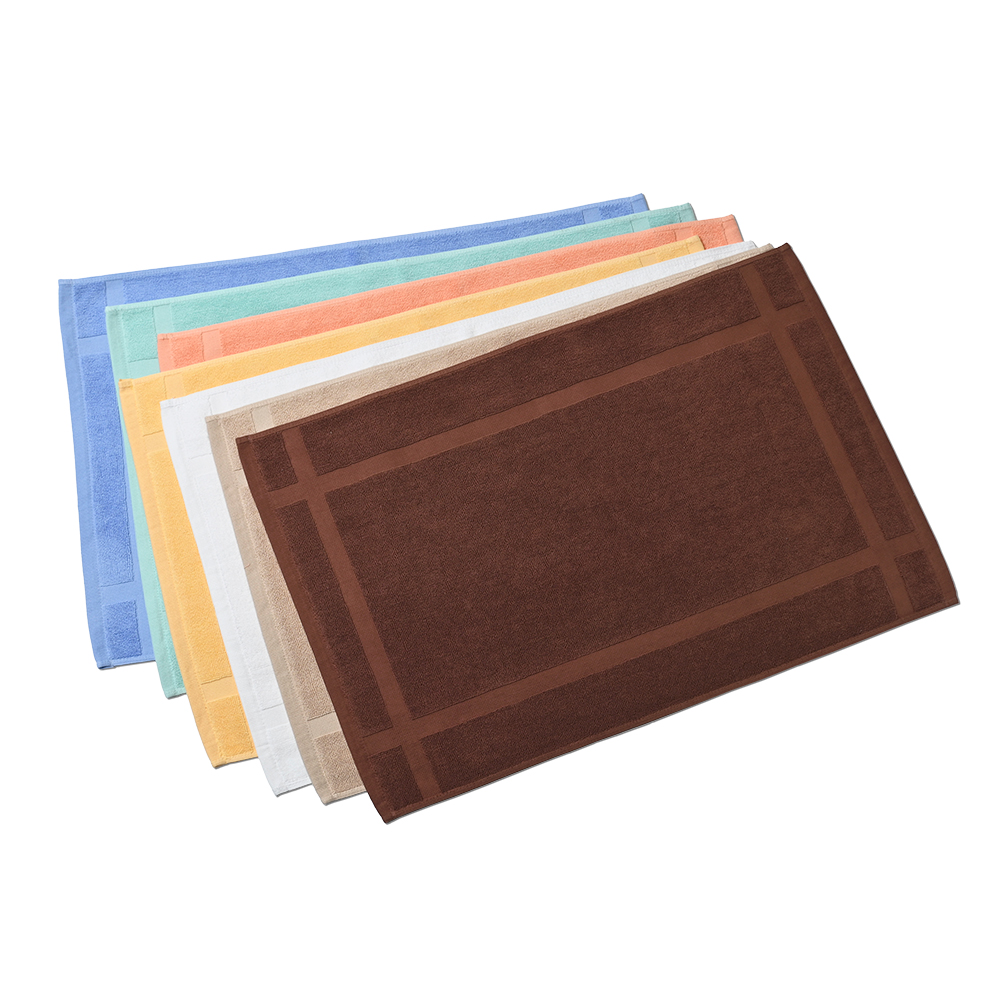 650匁 スレン染め 業務用バスマット 20番手単糸4本撚り ★お試し 1枚