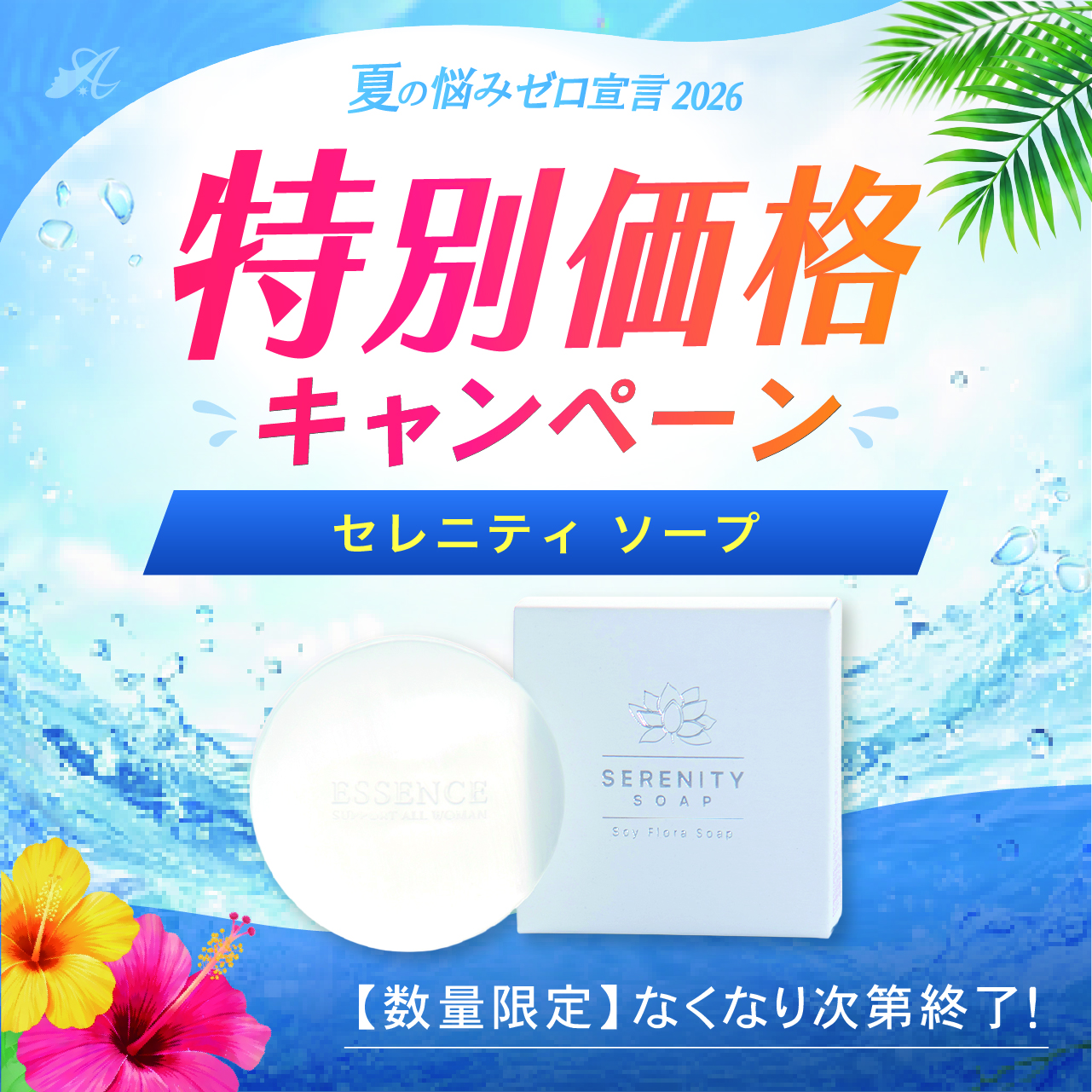 【サマーキャンペーン２０２６】エッセンス　セレニティソープ