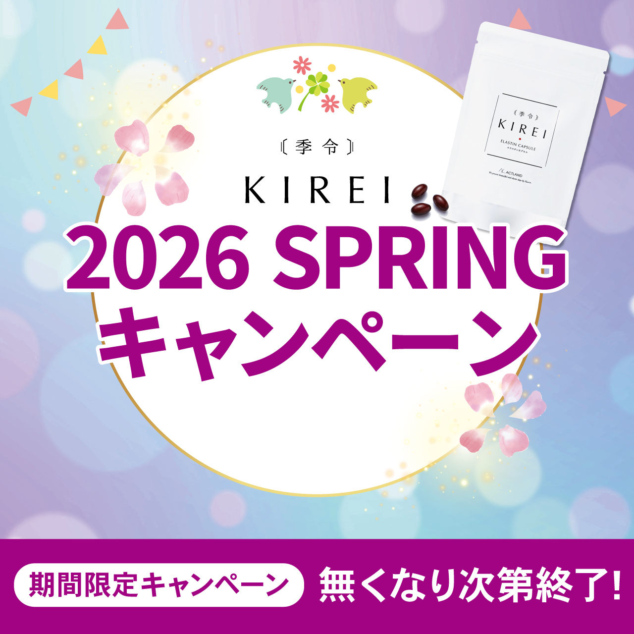 【スプリングキャンペーン】エラスチンカプセル