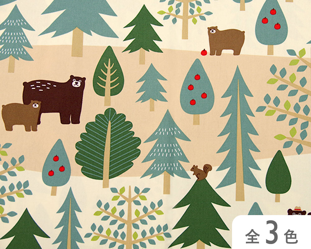 【36000-745】　森とクマ