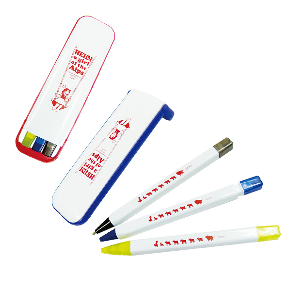 アルプスの少女ハイジ トリオペン(2色アソート)