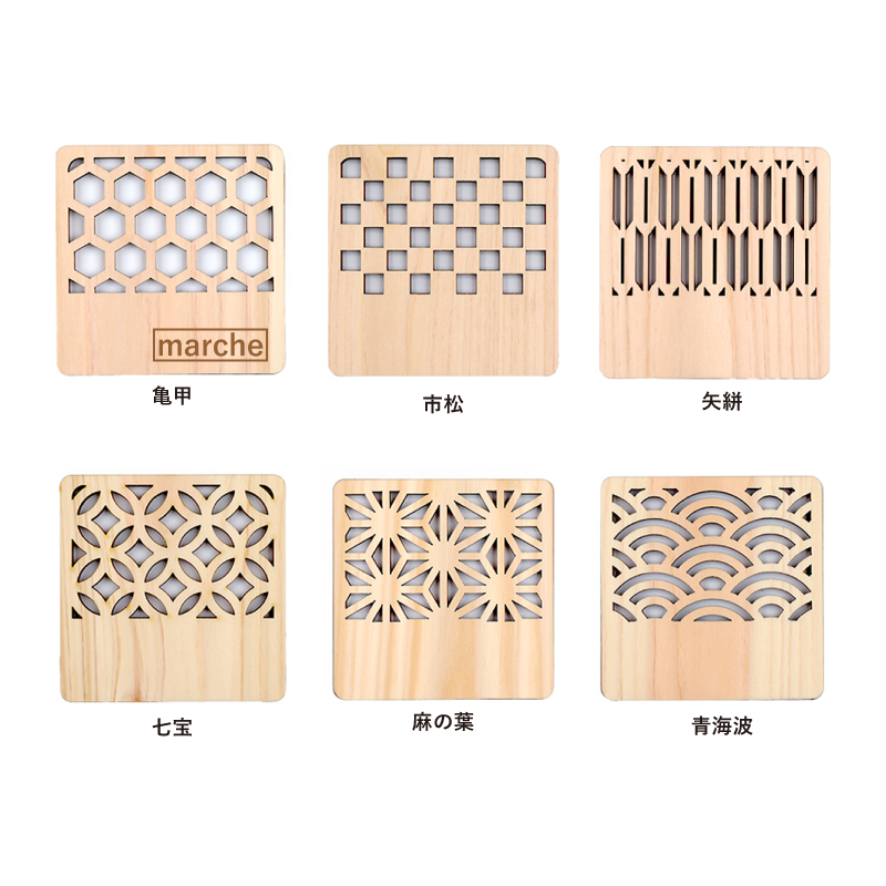 伝統模様コースター