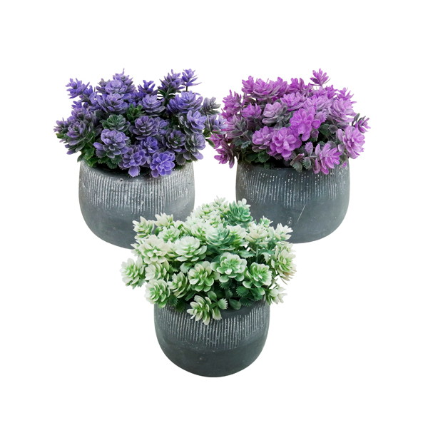 フラワーポット(3色アソート)