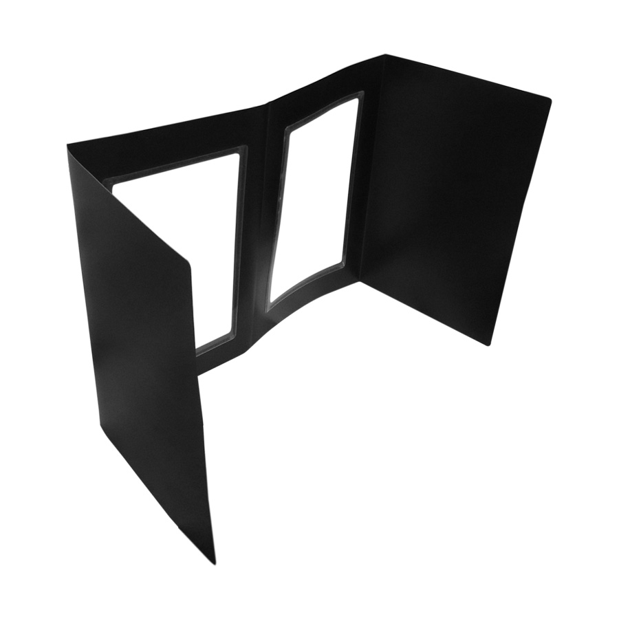 携帯用飛沫防止パネル(折りたたみ式)(2色アソート)