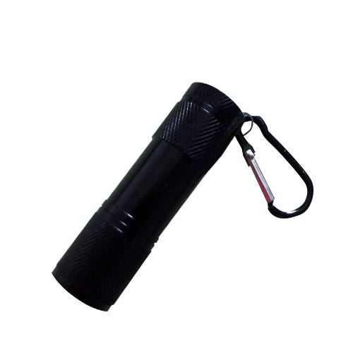 カラビナ付9LEDライト