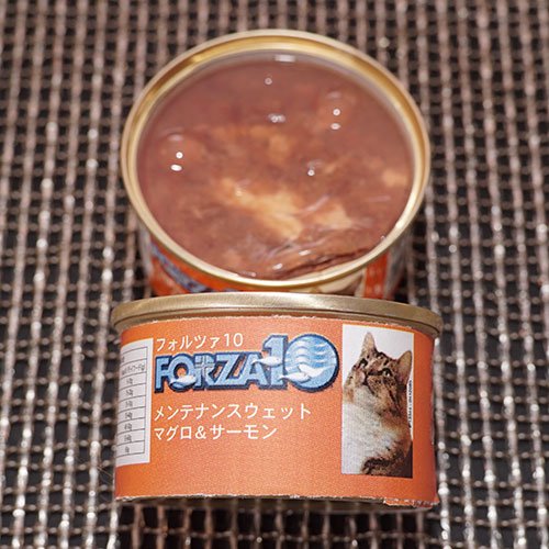 【FORZA10 愛猫用ウエットフード】フォルツァディエチ メンテナンス マグロ＆サーモン　85g