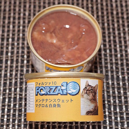 【FORZA10 愛猫用ウエットフード】フォルツァディエチ メンテナンス マグロ＆白身魚　85g