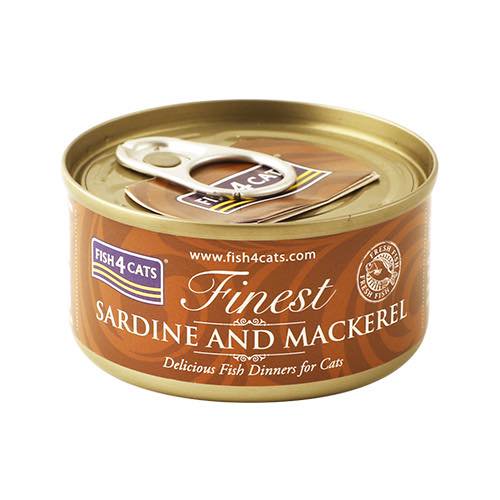 【FISH4CATS】フィッシュフォーキャット 缶詰「イワシ＆サバ」SARDINE AND MACKEREL