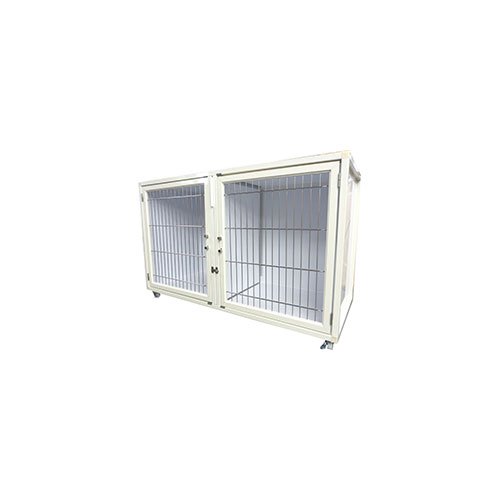 【P.L.A.S.Corporation】組み合わせて展開できるペットホテル用犬舎・ショーケース（HW-1300）