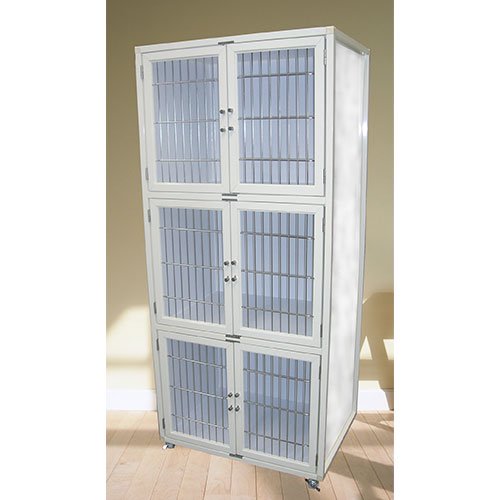 【P.L.A.S.Corporation】ペットホテル用3段マンション犬舎（HW-800N）