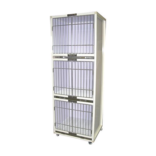 【P.L.A.S.Corporation】ペットホテル用3段マンション犬舎（SP-600）