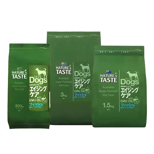 【NATURE'S TASTE】ネイチャーズテイスト  エイジングケア　フィッシュ（800g / 1.5kg / 3kg / 12.0kg）
