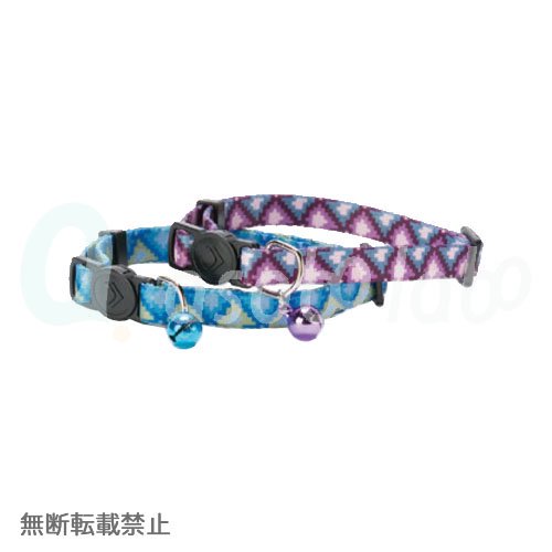 【TUNAGO】TUNAGOwl ENVY Cat Collar / ツナゴ イージーキャットカラー ジグザグ
