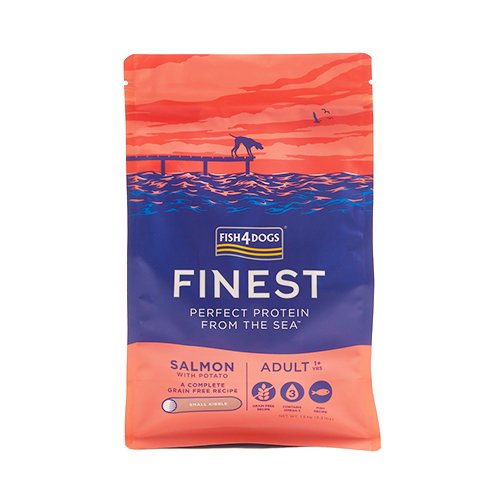 【FISH4DOGS】FINEST　フィッシュフォードッグ　ファイネスト　サーモン小粒（総合栄養食）400g / 1.5kg / 3kg / 6kg / 12kg