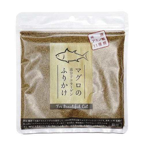 【HIRAKIN】ヒラキン　マグロの高分子コラーゲン入りふりかけ　猫用［ペッツクリエーション］