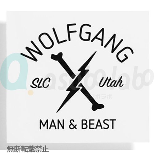 【WOLFGANG MAN & BEAST】SLC Utah Sticker / エスエルシー　ユタ　ステッカー（2枚セット）［ウルフギャング］