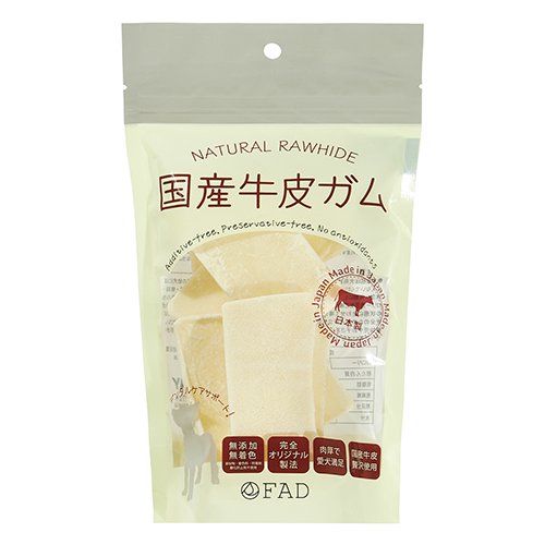 【FAD】ファッド　国産牛皮ガム　チップス　＜S・Lサイズ＞［dad-way（ダッドウェイ）］