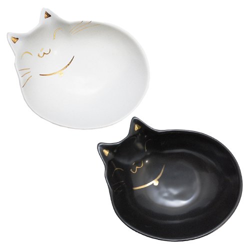 【瀬戸焼】猫用食器　猫の耳　深皿