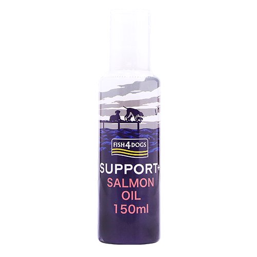 【FISH4DOGS】SUPPORT SALMON OIL / フィッシュフォードッグ サポート サーモンオイル 真空ポンプ　150ml