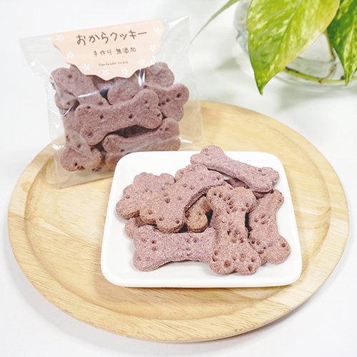 【Bark】バーク　無添加おからクッキー　紫いも［手作りおやつ］