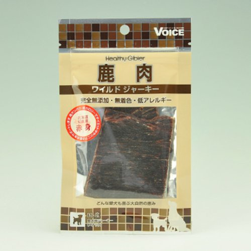 【ヘルシージビエ】鹿肉ワイルドジャーキー　赤身