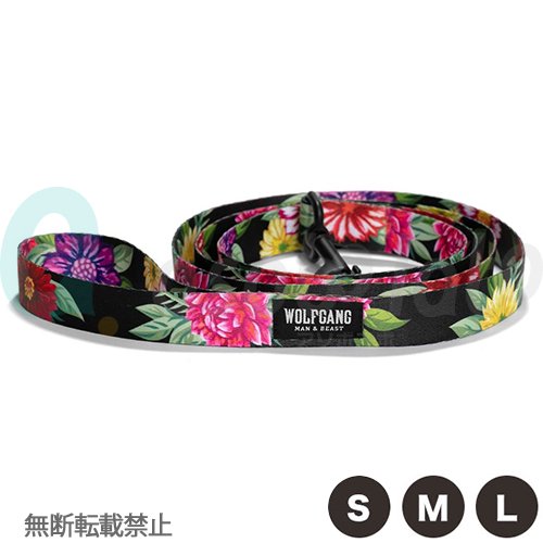 【WOLFGANG MAN & BEAST】DarkFloral Leash / ダークフローラル　リーシュ［ウルフギャング］