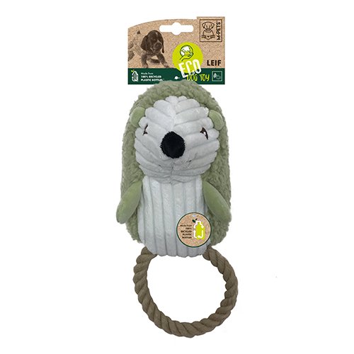 【M-PETS】エムペッツ　ECOドッグトイ　ハリネズミのレイフ