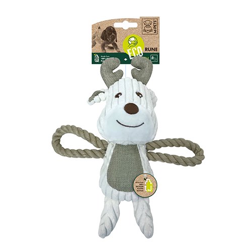 【M-PETS】エムペッツ　ECOドッグトイ　シカのルーン