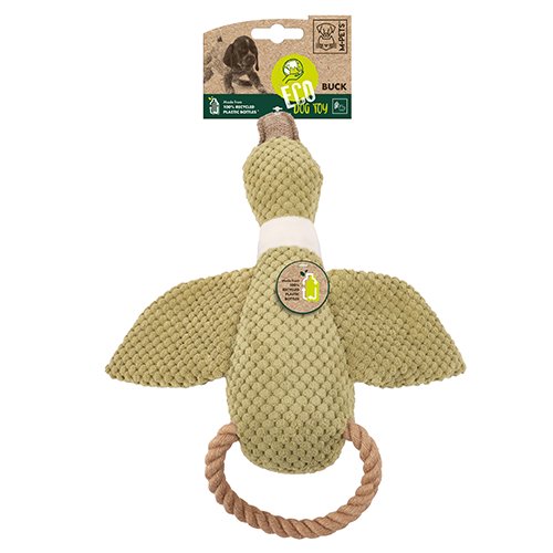 【M-PETS】エムペッツ　ECOドッグトイ　アヒルのバック