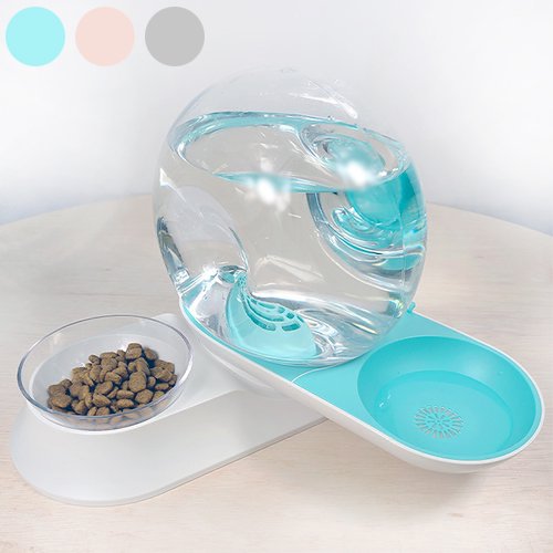 【M-PETS】エムペッツ　カタツムリペット給水器＆給食器　＜全3色＞