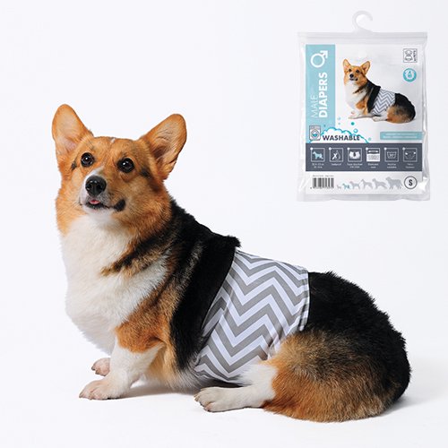【M-PETS】エムペッツ　洗える男の子用オムツ　WASHABLE　＜全6サイズ＞