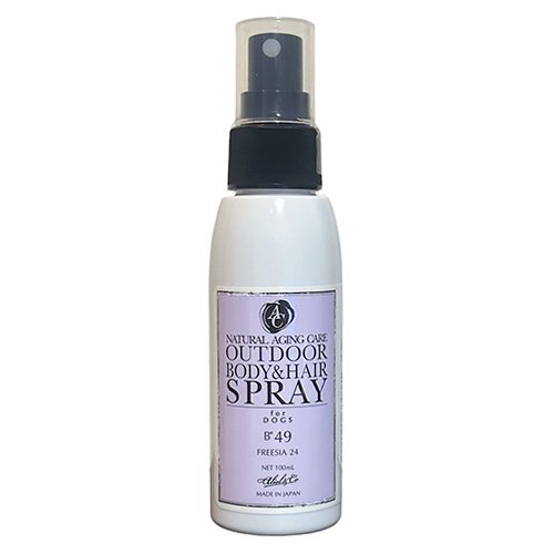 【Aliel&C。】OUTDOOR BODY&HAIR SPRAY B°49 / アリールアンドシー　アウトドアボディアンドヘアスプレー B°49　フリージアの香り