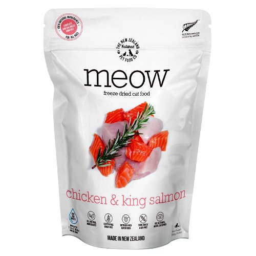 【MEOW】ミャウ　フリーズドライキャットフード　チキン＆サーモン