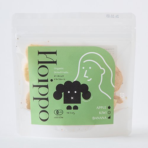 【Hoippo】ホイッポ　オーガニックドライフルーツアソート（アップル・キウイ・バナナ）