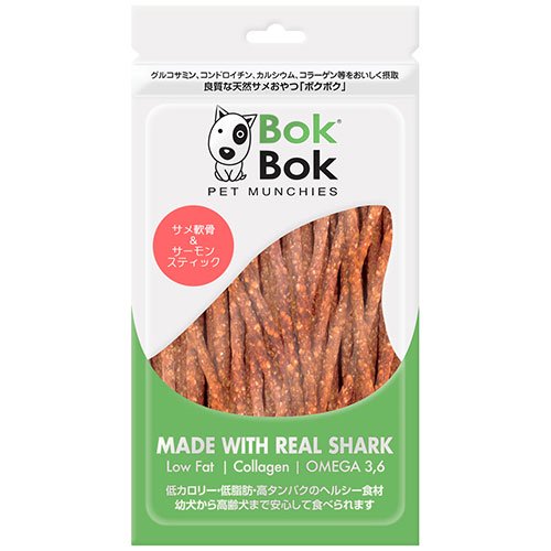 【BokBok】ボクボク　サメ軟骨＆サーモンスティック
