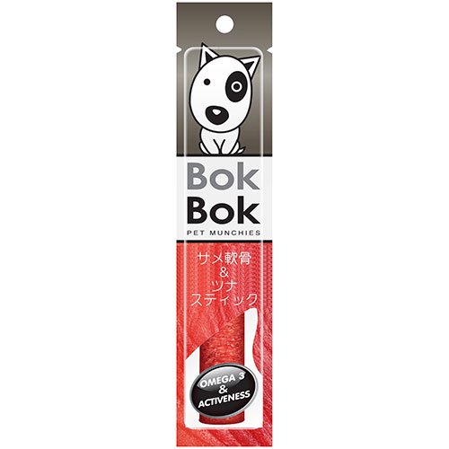 【BokBok】ボクボク　ジャイアント・サメ軟骨＆ツナスティック 1本タイプ