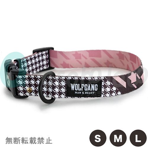 【WOLFGANG MAN & BEAST】HoundsPink Collar / ハウンドピンク　カラー［ウルフギャングマン＆ビースト］