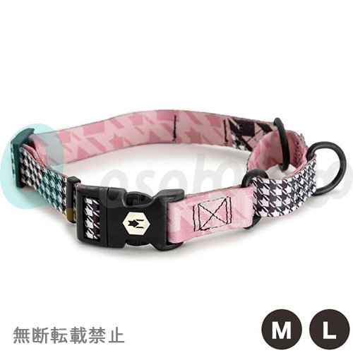 【WOLFGANG MAN & BEAST】HoundsPink Martingale Collar / ハウンドピンク　マーチンゲールカラー［ウルフギャングマン＆ビースト］