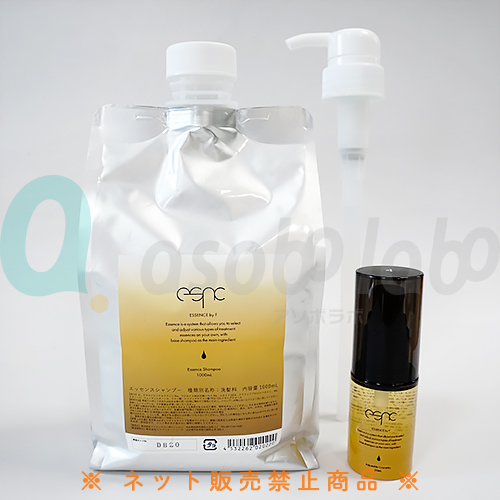 【ESSENCE】エッセンスシャンプー　4ファストブロー　ポンプセット