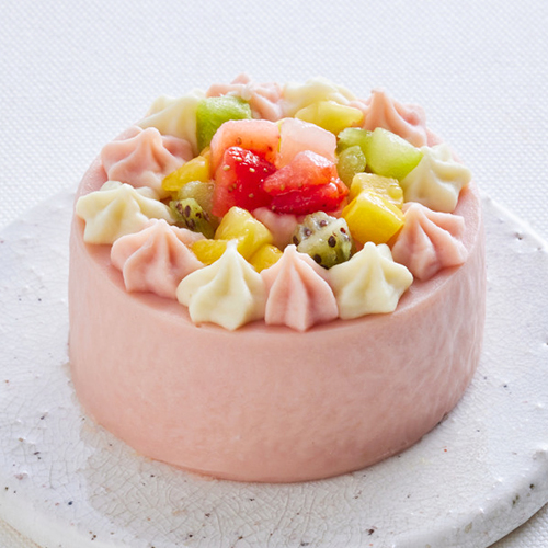［冷凍］【Per te Sweets】ペルテスイーツ　豆乳クリームと米粉のケーキ　ビーツ