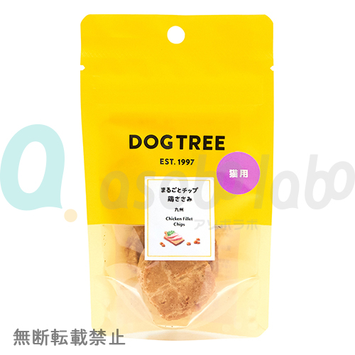 【DOGTREE】ドッグツリー　猫用 まるごとチップ鶏ささみ 九州