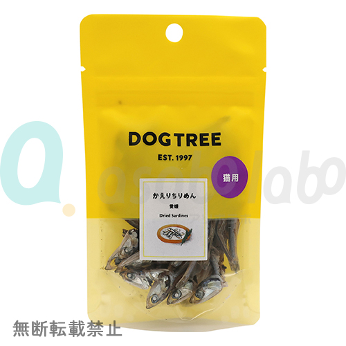 【DOGTREE】ドッグツリー　猫用 かえりちりめん 愛媛
