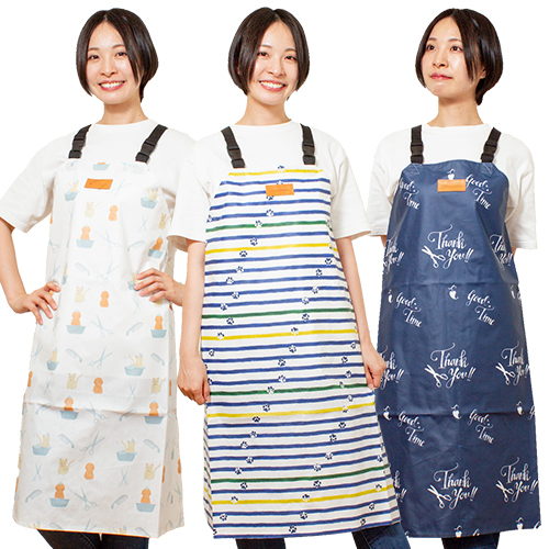 【シャンメシャン】デラックス　トリミング防水エプロン　＜全5種＞