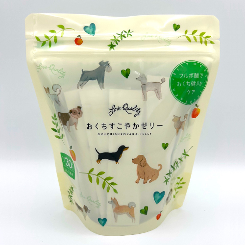 【LoveQuality】ラブクオリティ　おくちすこやかゼリー (りんご風味）