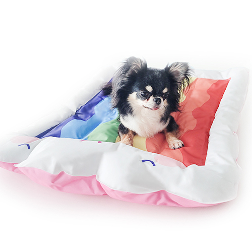 【Luuks up】Rainbow Ice Cushion Nest / ルックスアップ　レインボーアイスクッションネスト