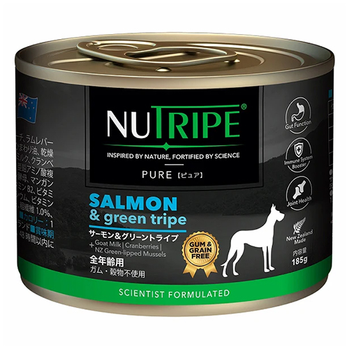 【NUTRIPE】ニュートライプ　ピュア　サーモン＆グリーントライプ　＜犬用＞