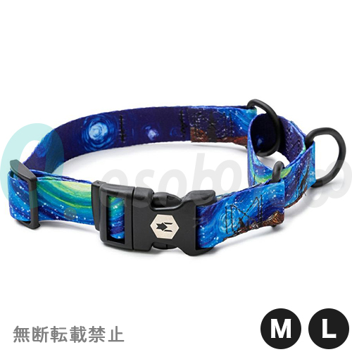 【WOLFGANG MAN & BEAST】StarryWolf Martingale Collar / スターリーウルフ　マーチンゲールカラー［ウルフギャングマン＆ビースト］