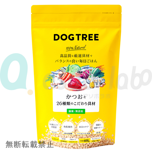 【DOGTREE】ドッグツリー　かつおと26種類のこだわり具材